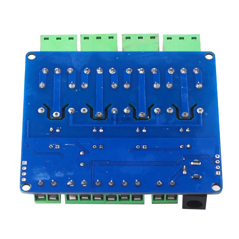 Четырехканальный релейный модуль Modbus Rtu 12 В коммутатор с входом/выходом RS485 / TTL