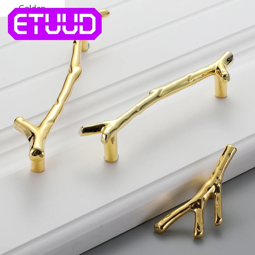 

Fashion Tree Branch Knobs Hardware Door Pulls Twig Vintage Drawer 96mm/128mm furniture handles Cabinet Handles Cupboard Pulls