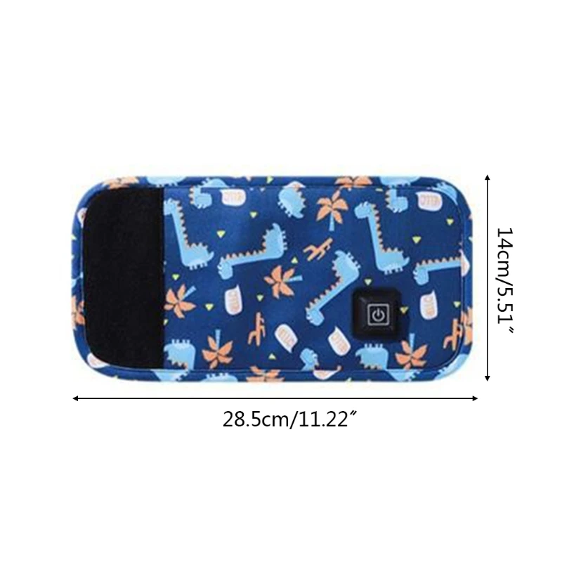 Calentador de biberones port&aacute;til con USB para beb&eacute;, botella de alimentaci&oacute;n infantil, termostato, cubierta caliente para alimentos-5