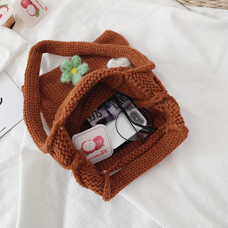 2019 Girls Handbag Cotton Cute Flowers Women Shoulder Bag Large Capacity Phone Pouch Japanese Kawaii Clutch Kids Xmas Gift | Багаж и сумки
