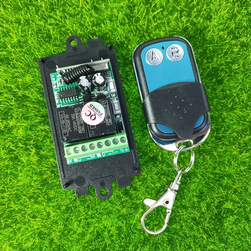 

Беспроводной Радиочастотный приемник с дистанционным управлением, 433 МГц, 12 В постоянного тока, 10 А, приемник-передатчик, лампа/светодиод/св...