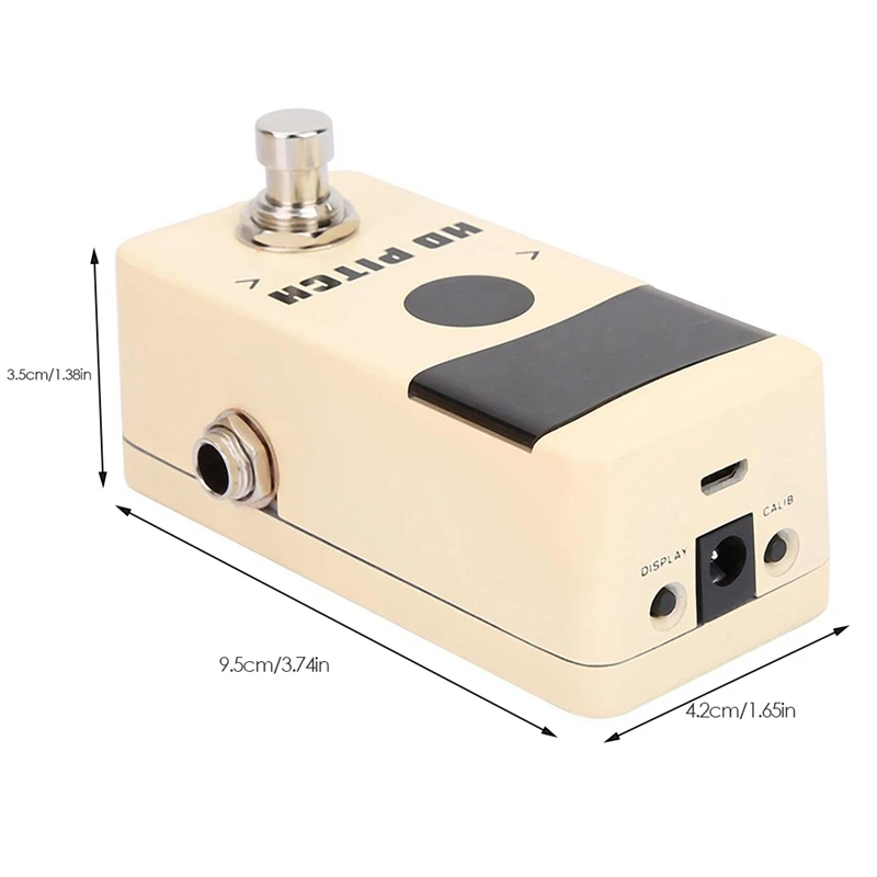 NUX HD мини-Педальный тюнер стандартный полноцветный дисплей подсветки мини