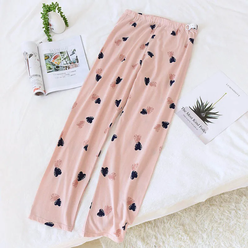Новинка весны 2020 женские свободные штаны большого размера с рисунком в виде