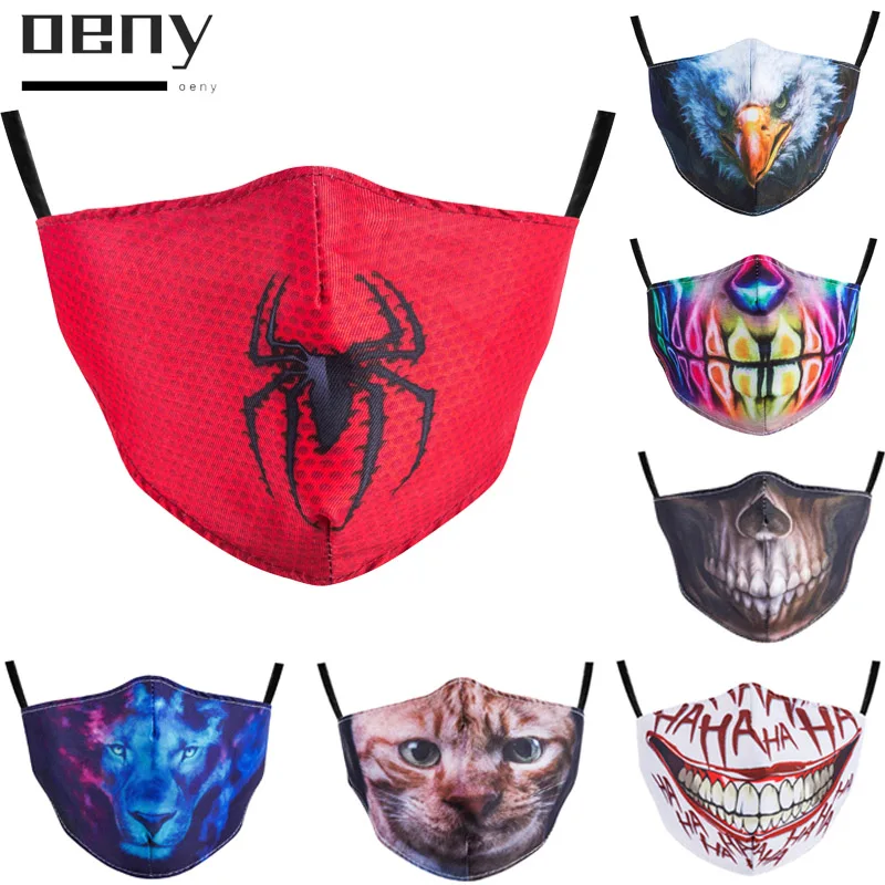 Аниме Косплэй маска Хэллоуин вечерние гримаса череп для лица на охватывает