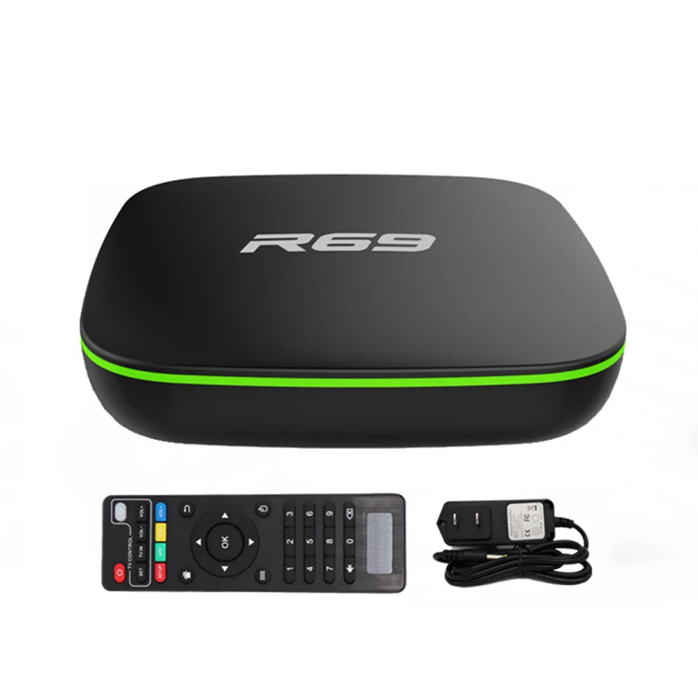 ТВ приставка R69 на Android 7 1 2 + 16 ГБ Amlogic S905W 4 ядра ГГц Wi Fi|ТВ-приставки и медиаплееры| |