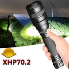 Светодиодный тактический фонарик Litwod Z40 1515, с чипом CREE XHP70.2, с зумом, XHP50.2, фонарь 3800 лм, 2 шт., аккумулятор 18650, 5200 мА  ч