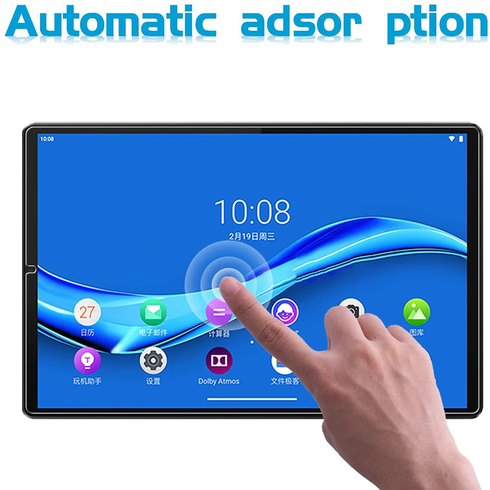 2pcs tablet tempered glass screen protector for lenovo tab m10 plus tb x606ftb x606x 10 3 inch protective film 9h 0 3mm glass free global shipping