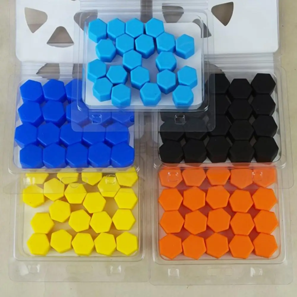 

Type 17 20Pcs Universal Car Wheel Screw Protector Tire Screw Cap Environmental Protection Silicone Cover Car Tire Cap
