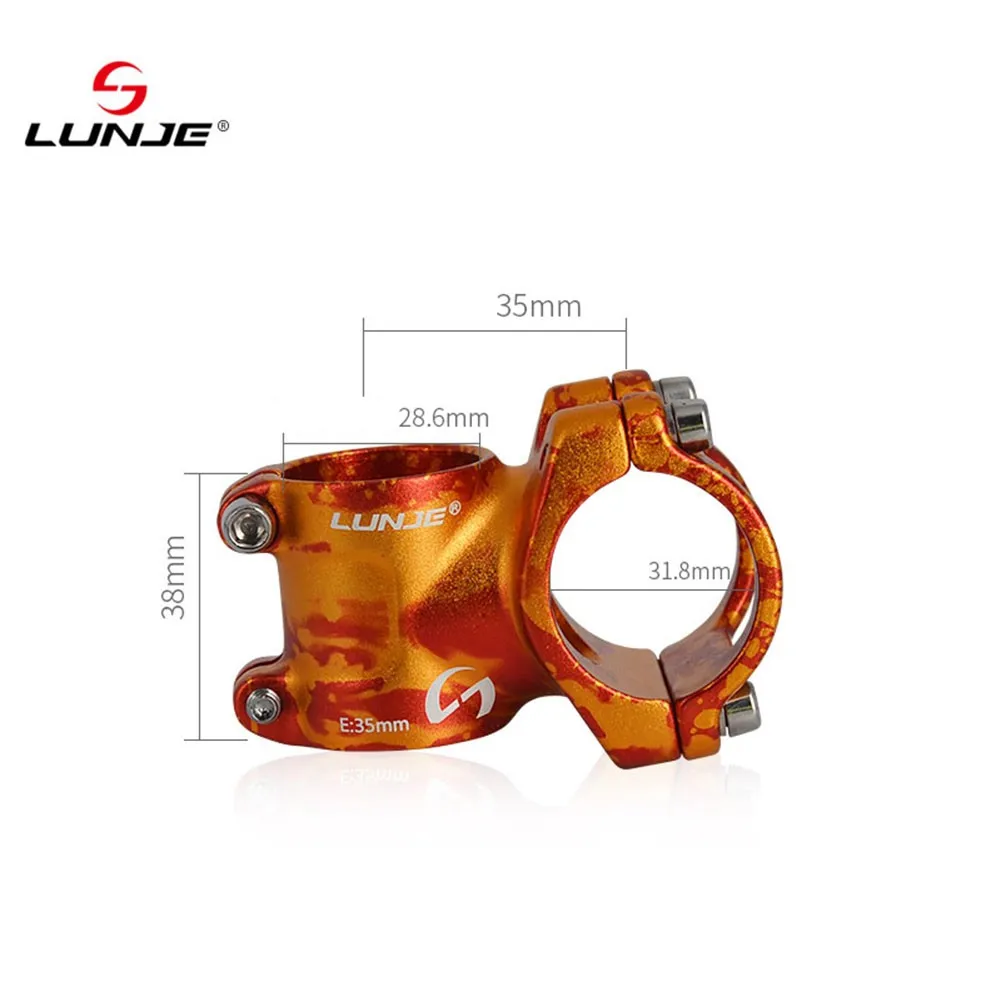 

Road Stem Short 31.8 X 35MM Bicycle Handlebar LUNJE Riser High Quality