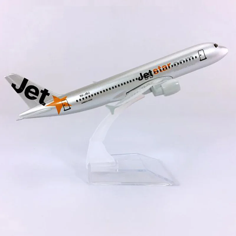 16 см литой под давлением самолет 1:400 Airbus A320-200 модель JETSTAR airline W базовый сплав