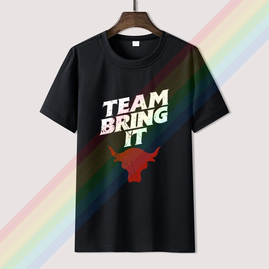

Team Bring It Brahma Bull Project - Rock T Shirt For Men Limitied Edition Unisex Brand T-shirt Cotton Amazing Short Sleeve Tops