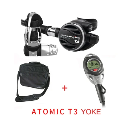 ATOMIC T3 YOKE Compu NiteScuba регулятор для дайвинга для подводной фотографии Atomic T3 первый и второй этап акваланга DIN - Цвет: ATOMIC T3 YOKE Compu