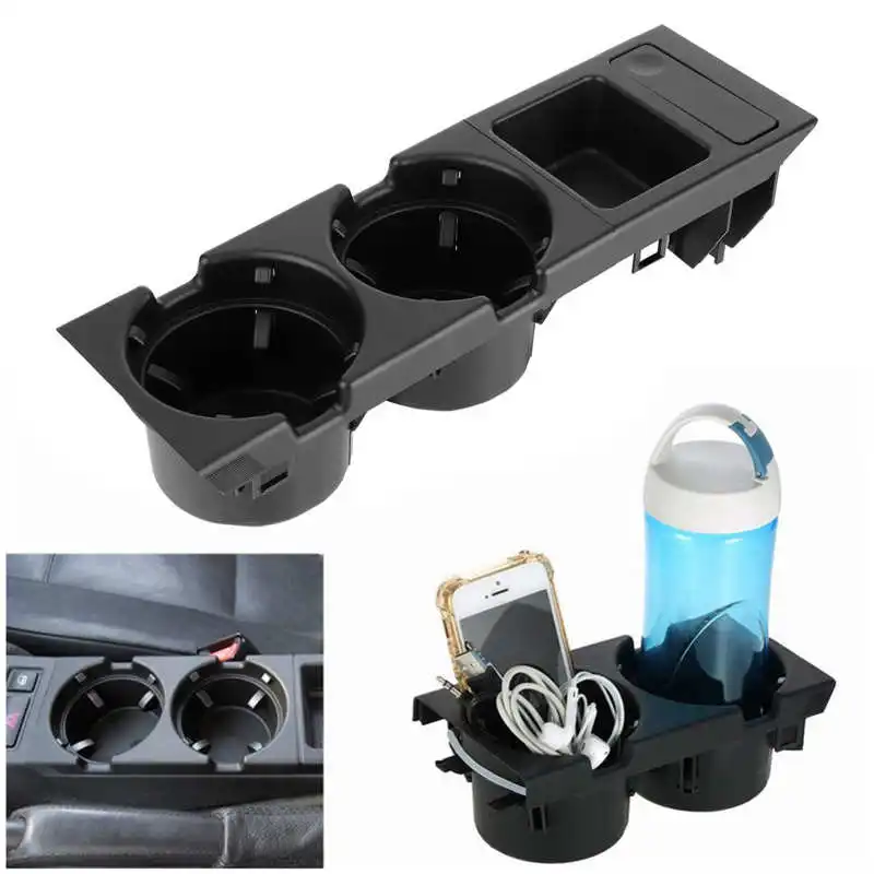 

Center Console Cup Holder+Coin Box 51168217953 51168217955 URO007381 Fit for BMW E46 3 Series