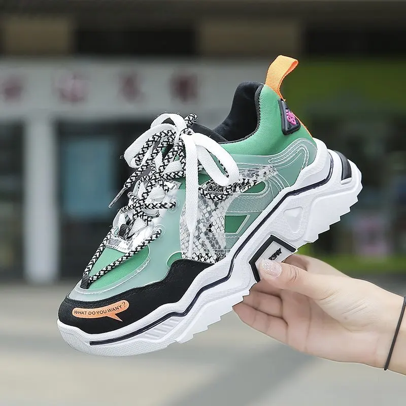 

Ladies summer sneakers shoes fashion comfortable fashion breathable mesh casual outdoor sports walking and running