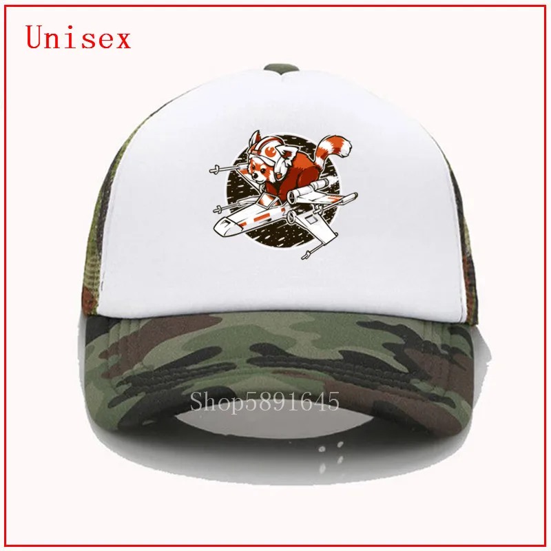 Красная панда стоящая от мужчины бейсболка Женская Солнцезащитная шляпа