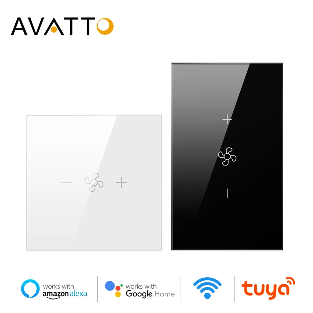 Переключатель потолочного вентилятора AVATTO Smart Wifi дистанционный таймер Tuya для
