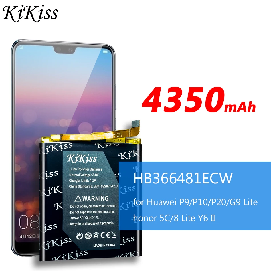 

Аккумулятор HB366481ECW для телефона Huawei hua wei ASCEND G7 PLUS G9 HONOR 5X 5A G8 G8X 5C 7C 8 9 10 Lite 7A Pro Smart 2019 Y5 C8822