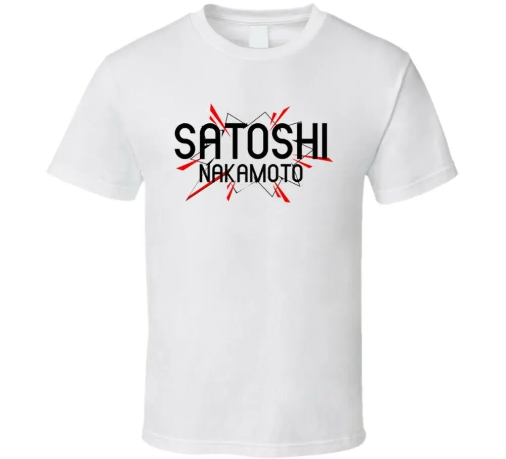 Забавная крипто футболка Satoshi Nakamoto Bitcoin Btc|Мужские футболки| |