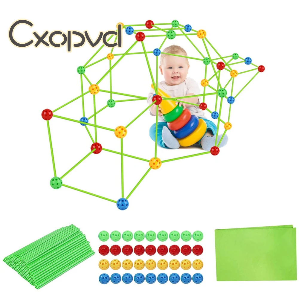 Конструктор форт для мальчиков и девочек креативная игрушка самодельные