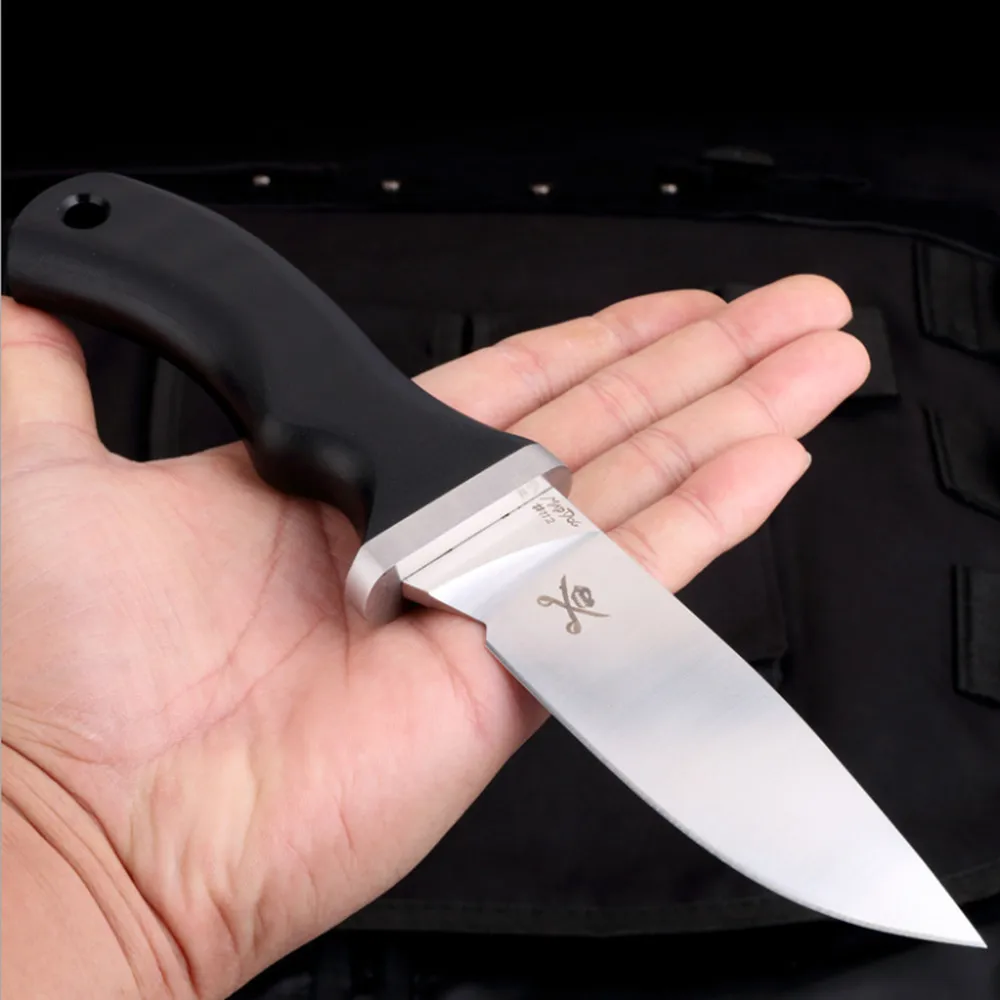 Охота Ножи Отдых на природе для выживания 61Hrc атласная VG 10 Сталь ручка из