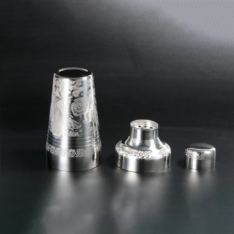 410 мл японский Стиль Нержавеющая сталь шейкер Бар бармен панели инструментов