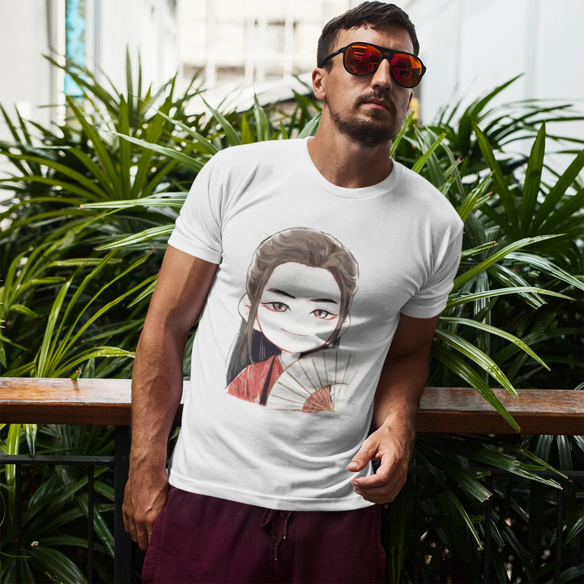 

Wen Ke Xing Word of Honor Men's short-sleeved t-shirt Funny R353 Tshirt Eur Size