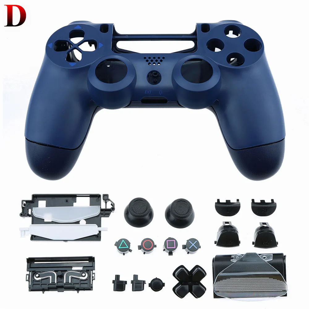 D YuXi оболочка для ps4 pro тонкая Замена полная оболочка и кнопки мод комплект контроллер пользовательский чехол Корпус для playstation 4 pro - Цвет: D
