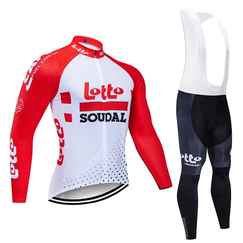 

2021 Men's Cycling Jersey Long sleeve set MTB Bike Clothing Maillot Ropa Ciclismo Hombre Bicycle Wear bib pants