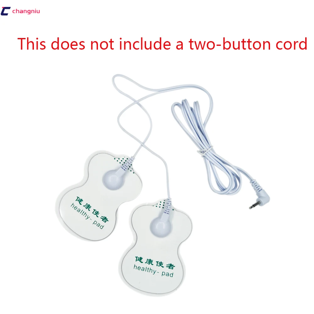 50pcs/lot health herald white Electrode Pads patch for Tens EMS Acupuncture Slimming massager Digital Therapy Massage Machine | Красота и