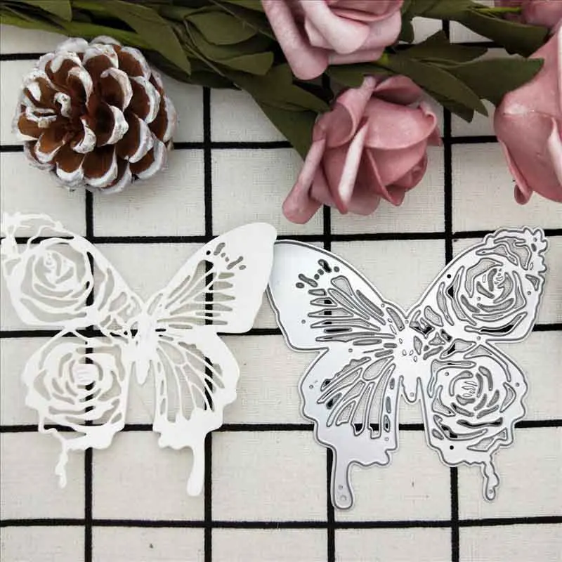 

Metal Cutting Dies Scrapbooking Butterfly Paper Cards Making Embossing Stencils