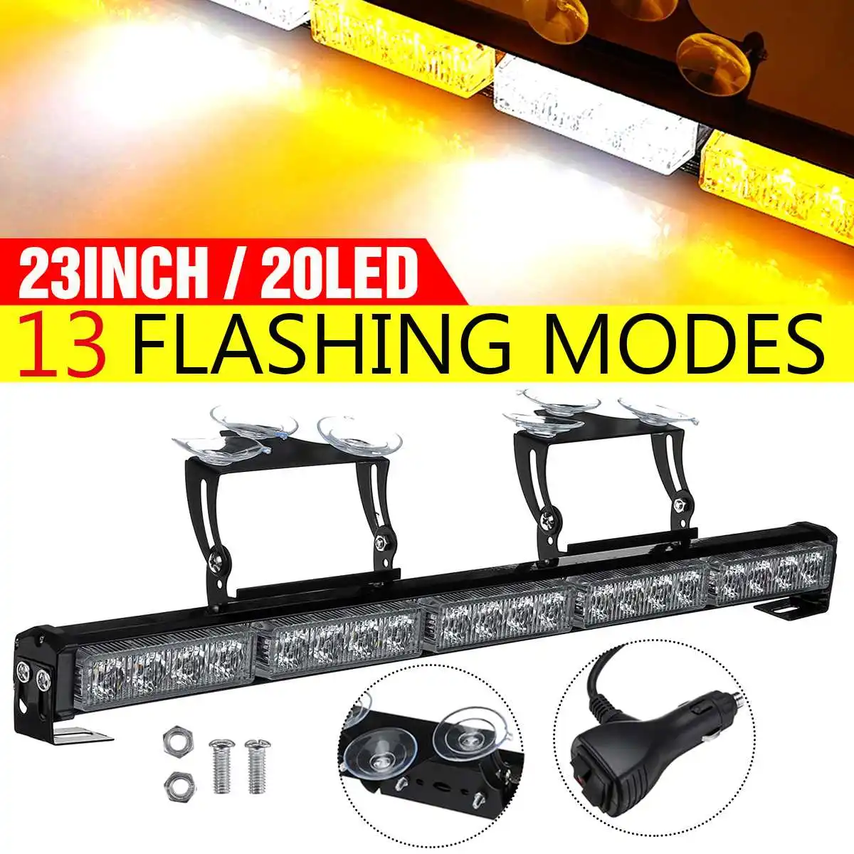 Светодиодный стробоскоп светильник 23 &quotдля грузовиков и автомобилей с