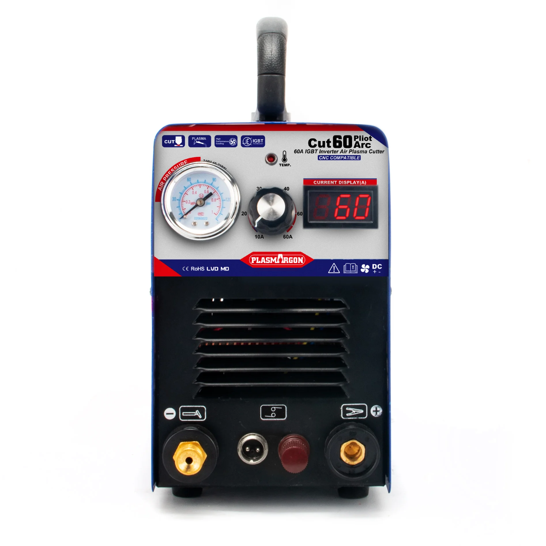 Совместимый с ЧПУ аппарат для плазменной резки пилотной дуги iCUT60P максимальный
