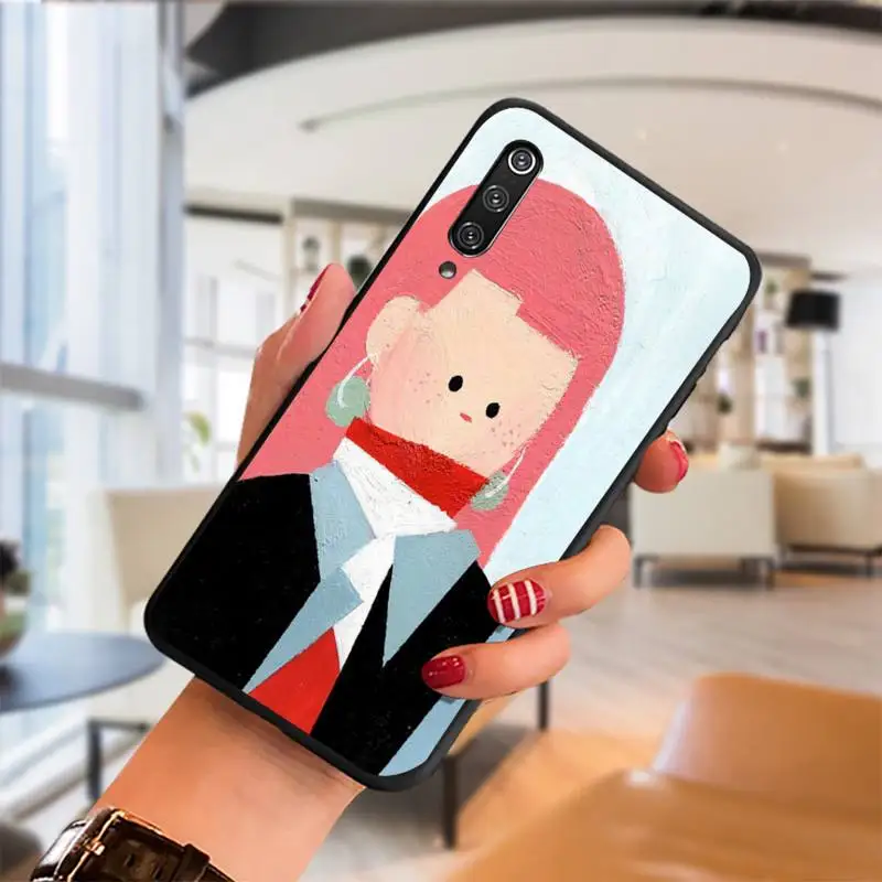 

Crayon character cute Phone Case For Samsung S7 S8 S9 S10 S20 S20PLUS Cover Fundas Coque