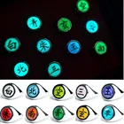 Наруто ночное люминесцентное защитное кольцо Акацуки Наруто Аксессуары для косплея металлическая подставка фигурка Итачи регулируемая детская игрушка подарок