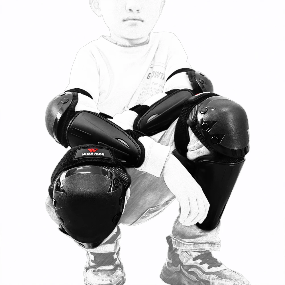 

WOSAWE PE shell + EVA Children Kids Knee Pads Bike Skateboard Skating Cycling Protection Elbow Guard Scooter Children Protector