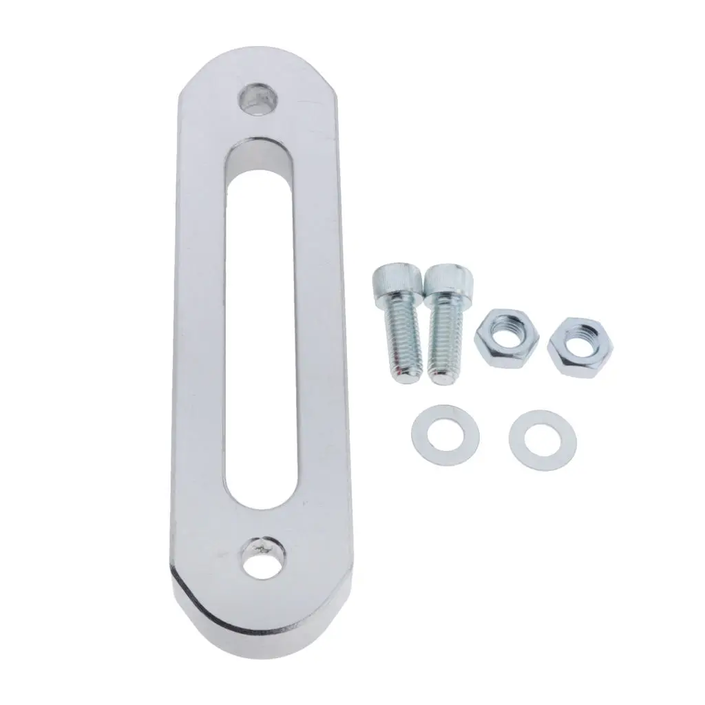 

Universal 4.8" Aluminum Hawse Fairlead For Synthetic Winch Rope Cable ATV
