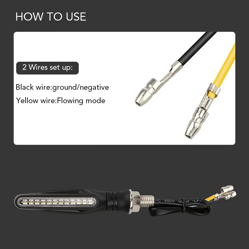 Светодиодный индикатор поворота для мотоциклов 4 шт. 24 светодиосветодиодный |