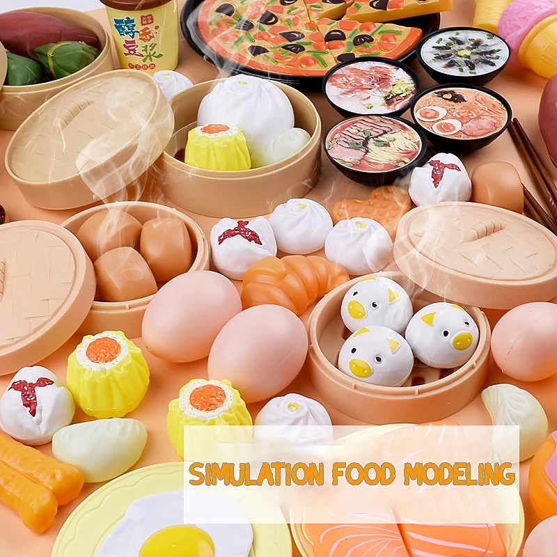 84 шт./компл. детский симулятор Пароварка фрукты милашка играть дома игрушки
