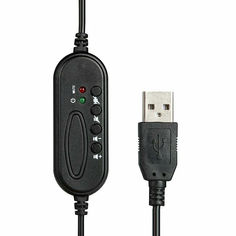 Проводная гарнитура для звонков 2 метра USB 0 Телефонный оператор наушники с