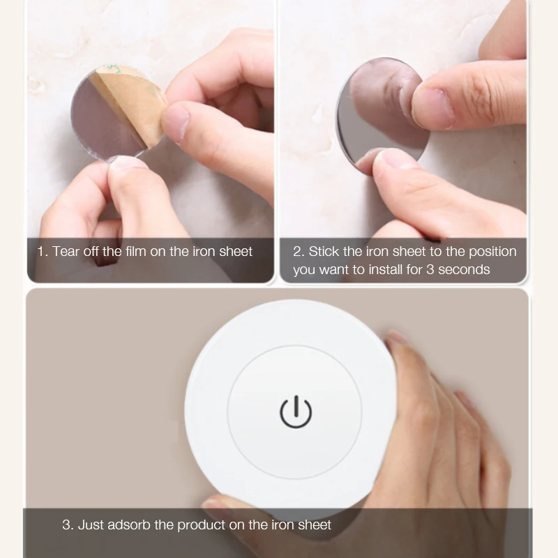 

LED Night Light Touch Sensor Stair Light USB Rechargeable Stepless Dimming Bedside Light Baby Feeding Eye Protection Lamp