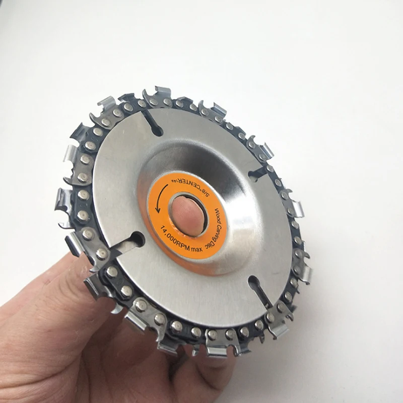 4 дюйма 22 зуб шлифовальник диск тонкой цепная пила угол Резьба Culpting древесины
