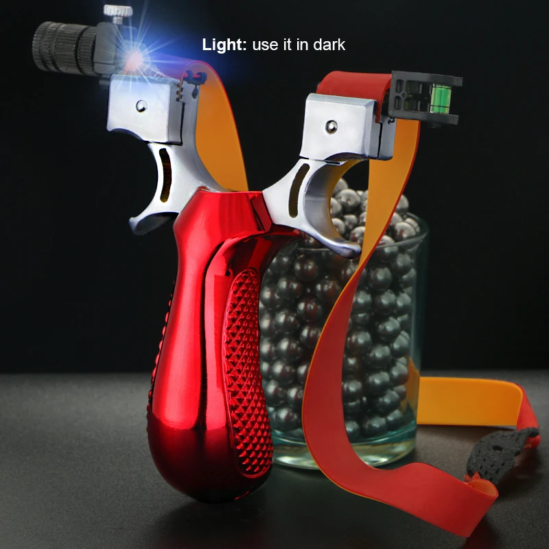 Toparchery Slingshot охотничий мощный с 100 стальными шариками для slingshot Ammo Спортивная