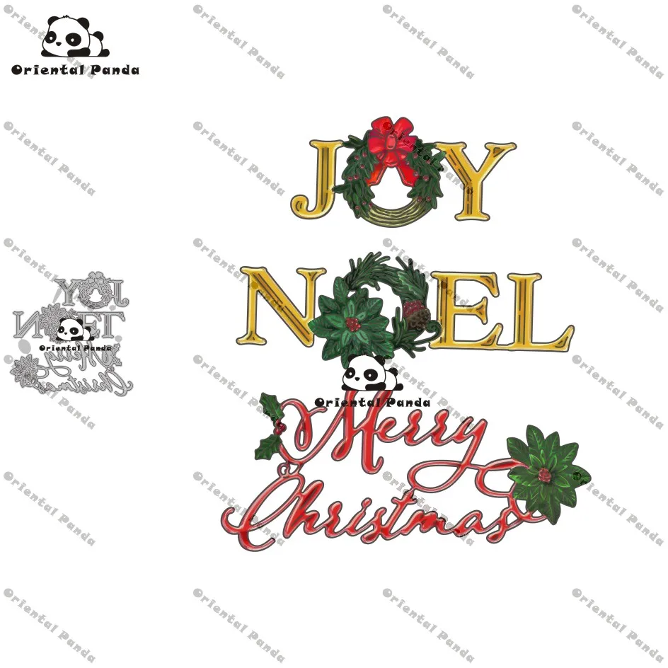 

New Dies 2020 Christmas greetings Metal Cutting Dies diy Dies photo album cutting dies Scrapbooking Stencil stamps metal die cut