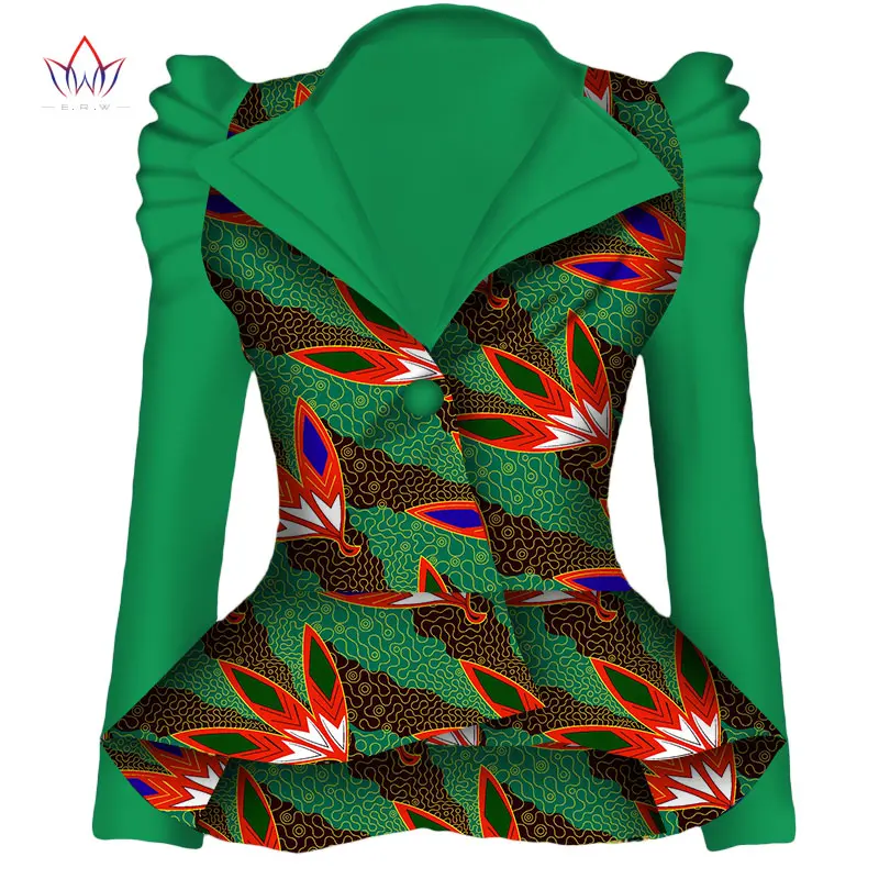 Женский блейзер в стиле Дашики Анкары модный из 100% хлопка с вощеным принтом