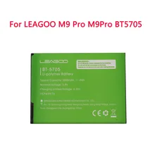 High Quality Original BT-5705 3000mAh Battery For LEAGOO M9 Pro M9Pro BT5705 BT-5705 Mobile Phone Smart Parts Bateria Batterie