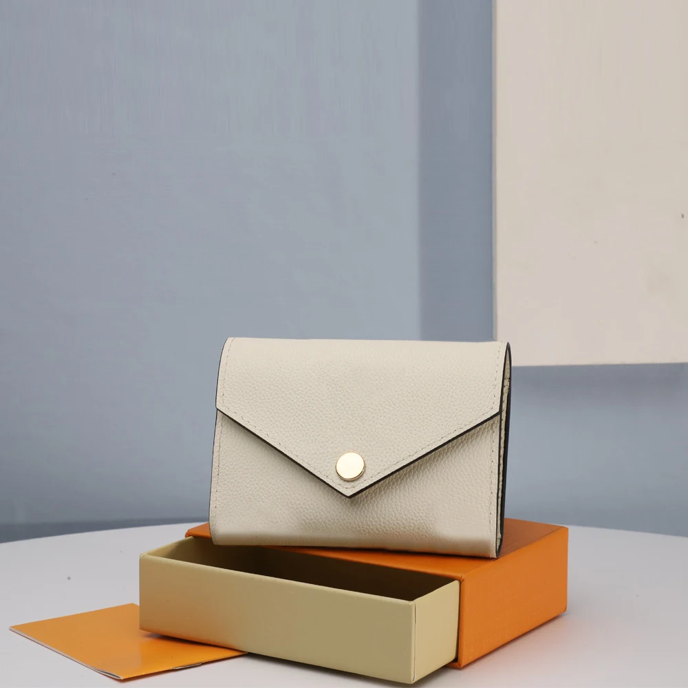 

Высококачественный Женский Классический складной кошелек с цветами, милый кошелек из натуральной кожи для мелочи, Женский кошелек с держат...