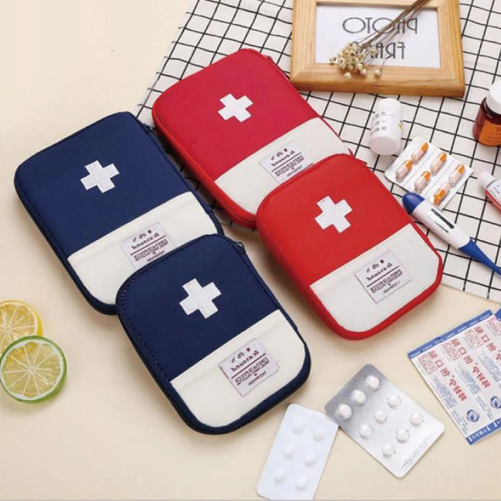

Portable First Aid Medical Kit Travel Outdoor Camping Useful Mini Medicine Storage Bag Camping Emergency Survival Bag Pill Case