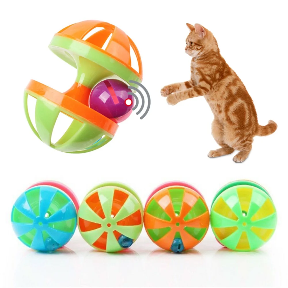 G212358 1/3/5 шт. прочный кошка игрушки мягкого TPR кошка мяч игрушка для кота игрушка для котенка Животных Жевать Squeeze сплавной Ежик Цвет в случайном порядке - Цвет: G212358