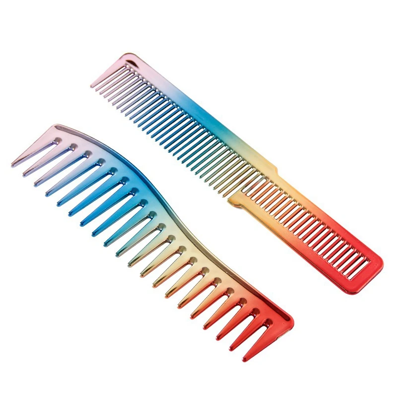 

Hair Comb Hairdressing Home Salon Hair Cutting Styling Comb Hairdressing Tools Golden Oil Head Haircut Cutting Comb