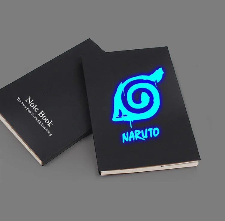 H Наруто Akatsuki Учиха Итачи Саске косплей реквизит Шаринган Какаши 3D печать тетрадь бумажный журнал Подростковая школьная Рабочая книга - Цвет: H